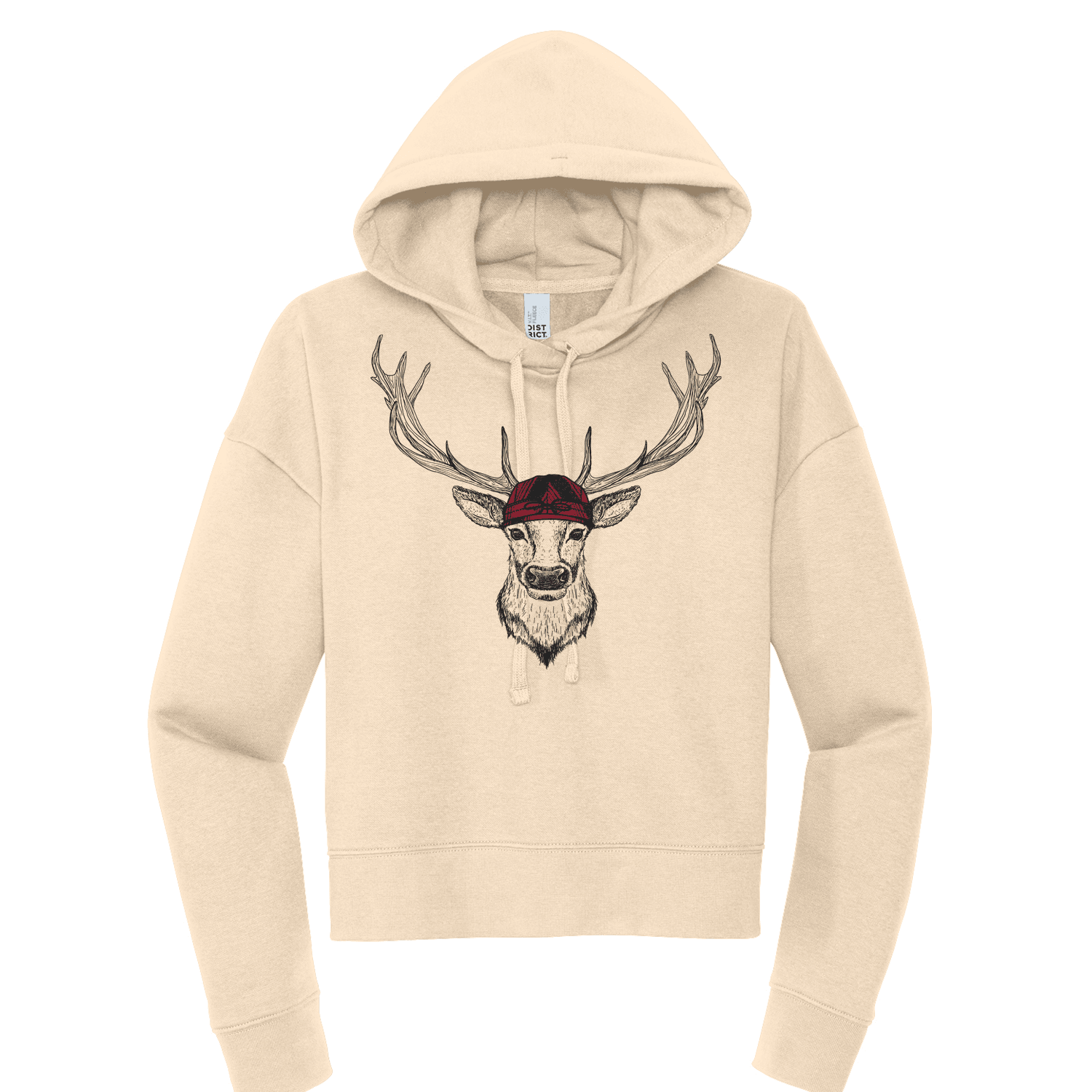 Deer Camp Crop Hoodie