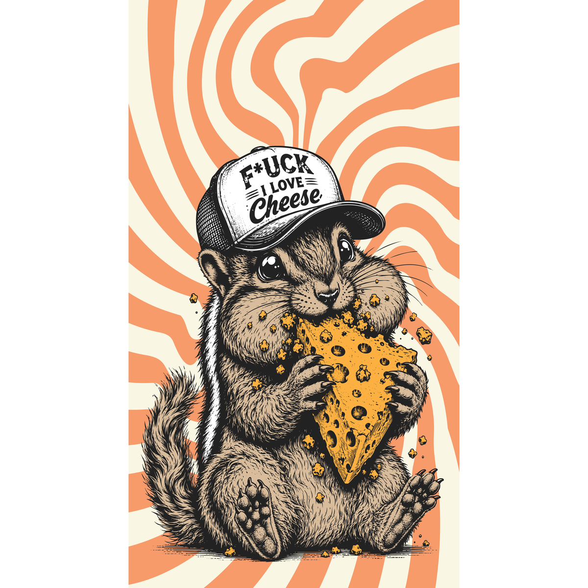 F*ck Iove Cheese Dish Towel