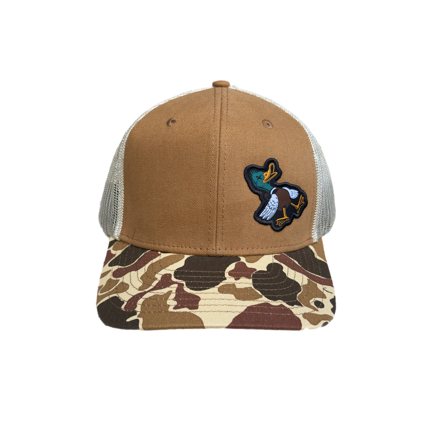 Duck Duck Boom Camo Trucker