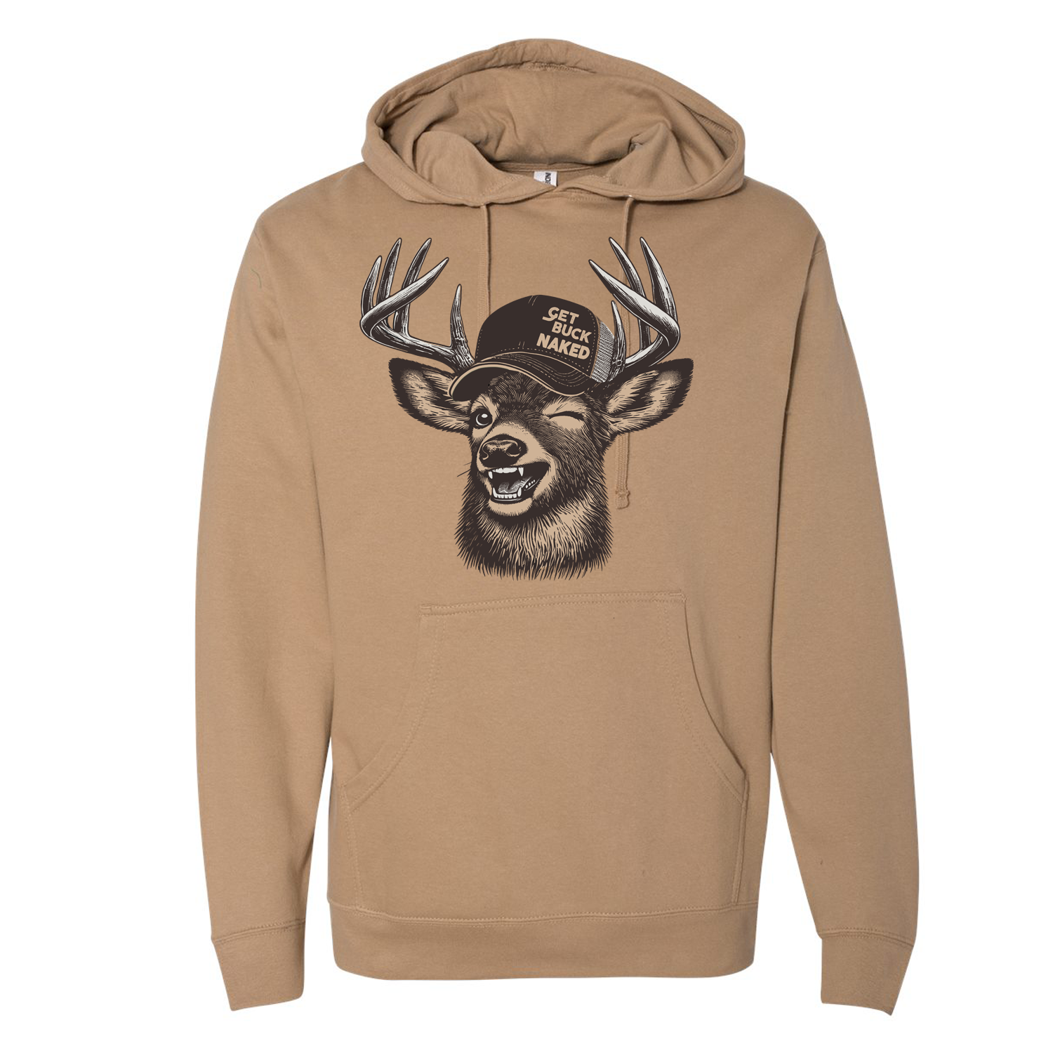 Get Buck Naked Hoodie