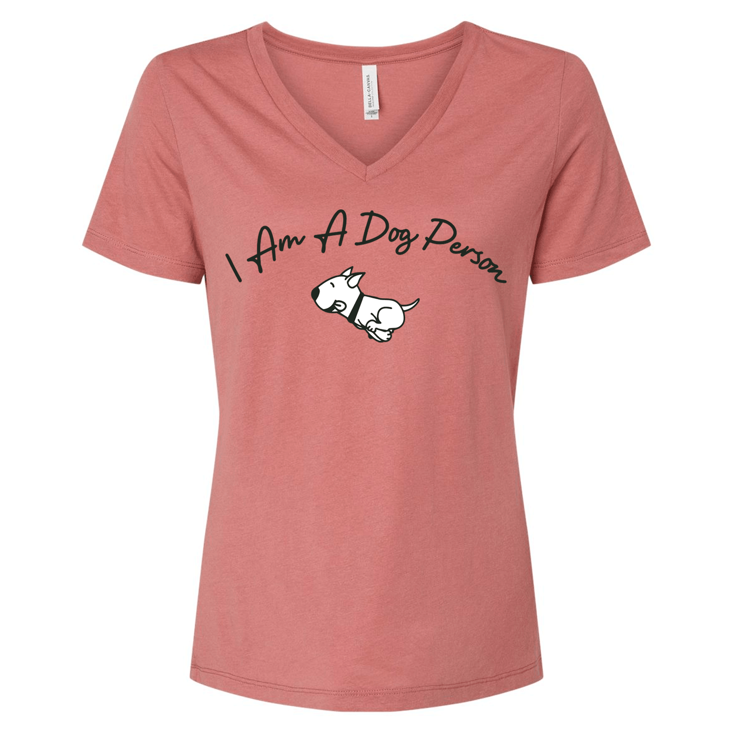 I Am a Dog Person V Neck - Ales to Trails