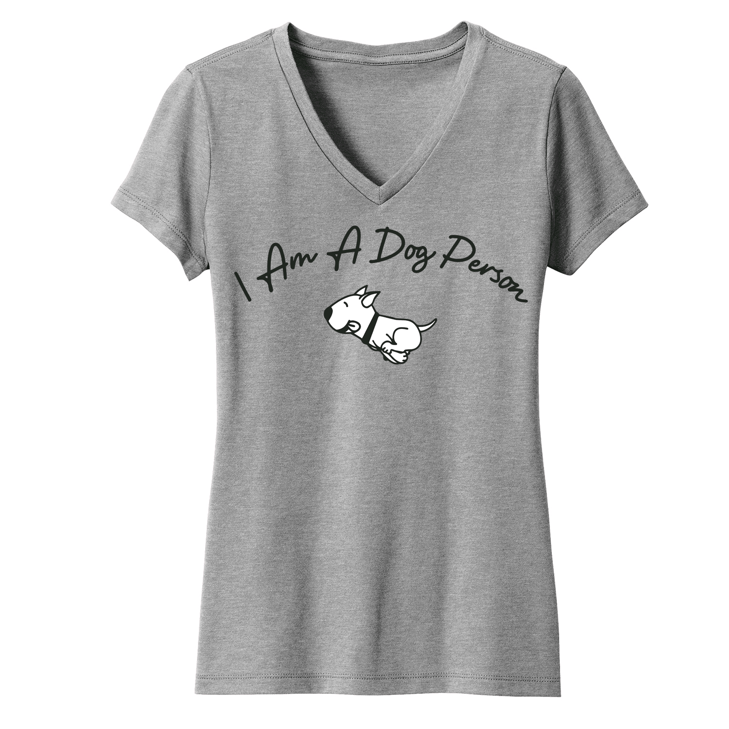 I Am a Dog Person V Neck - Ales to Trails