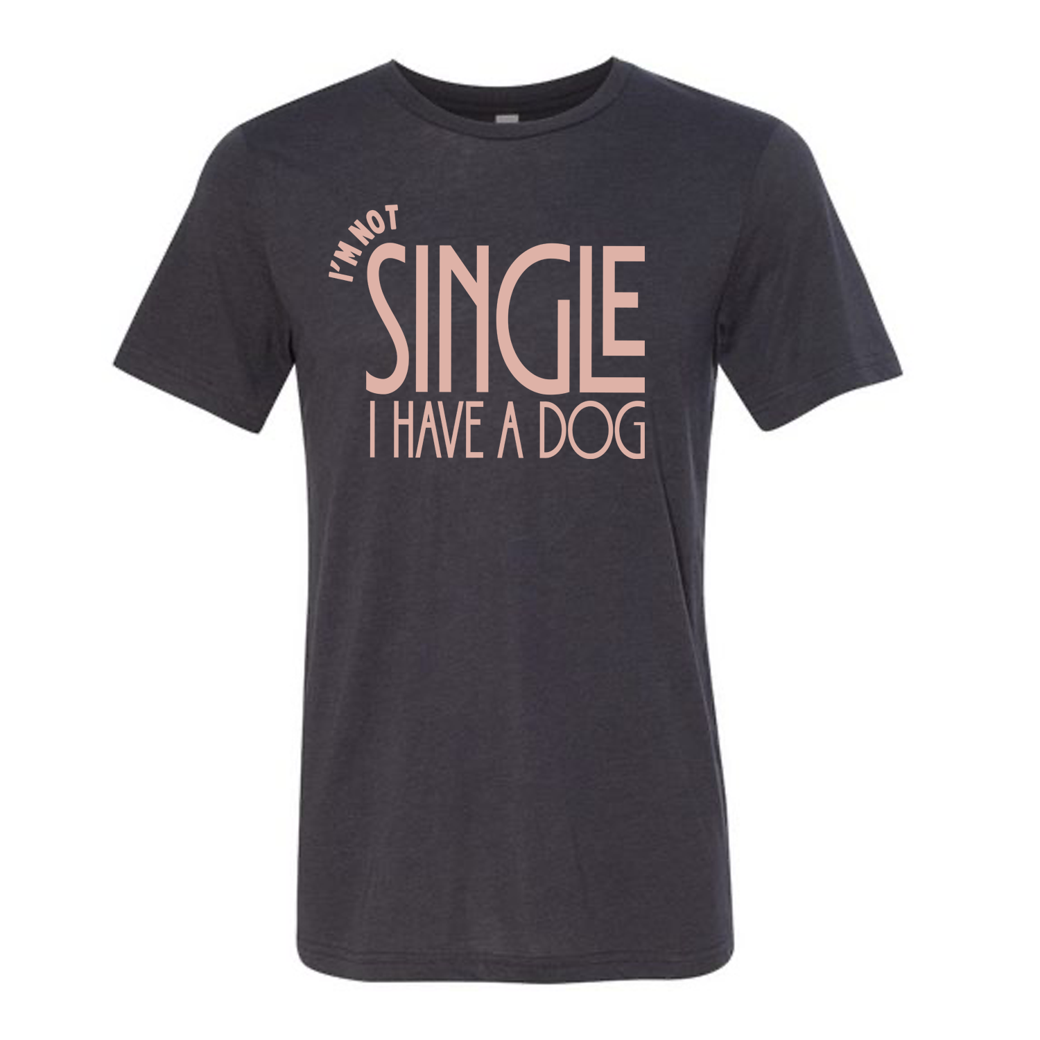 Graphic t-shirt with the phrase “I’m Not Single I Have a Dog” in bold lettering