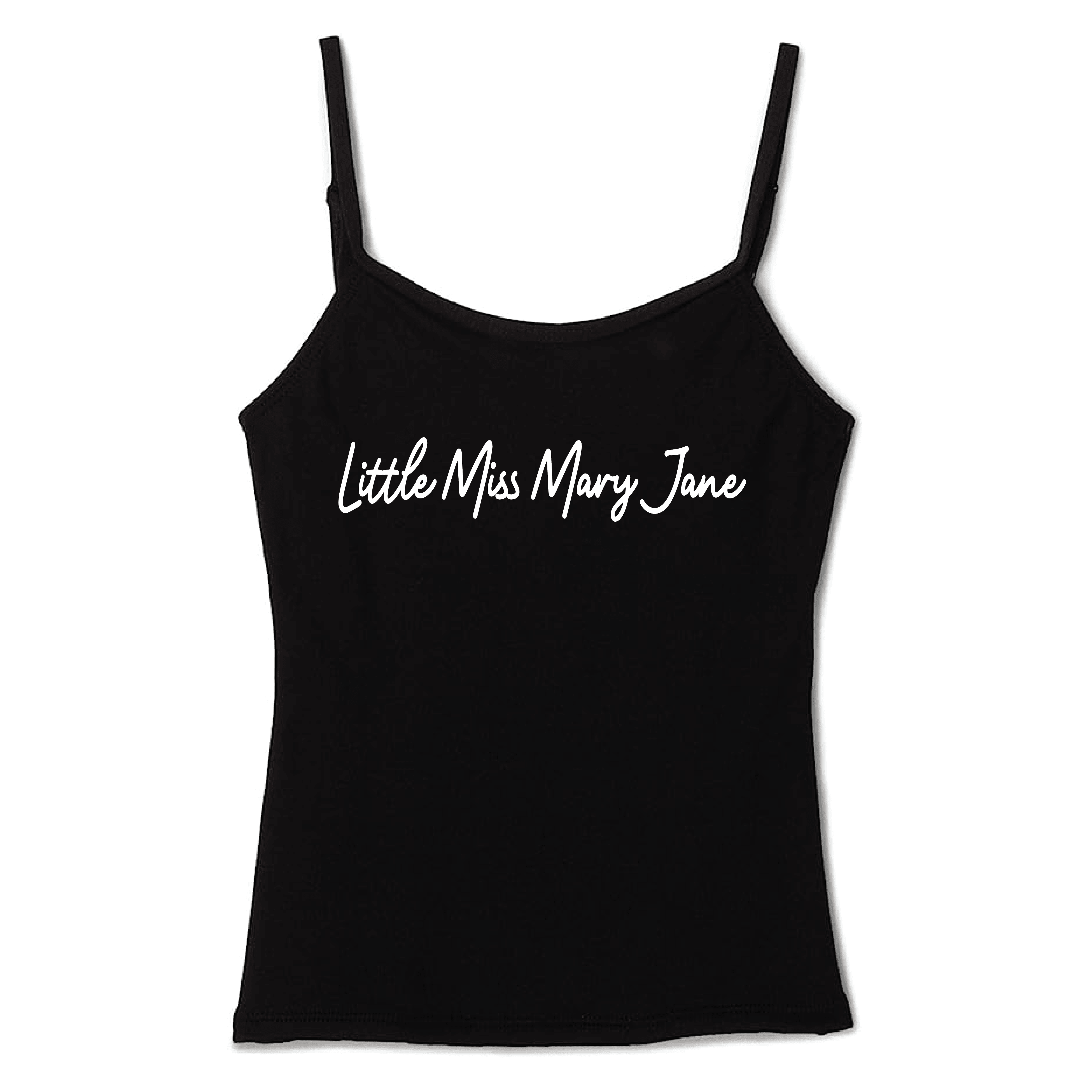 Little Miss Mary Jane Double Strap Tank