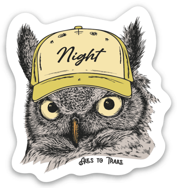 Night Owl Decal - Ales to Trails
