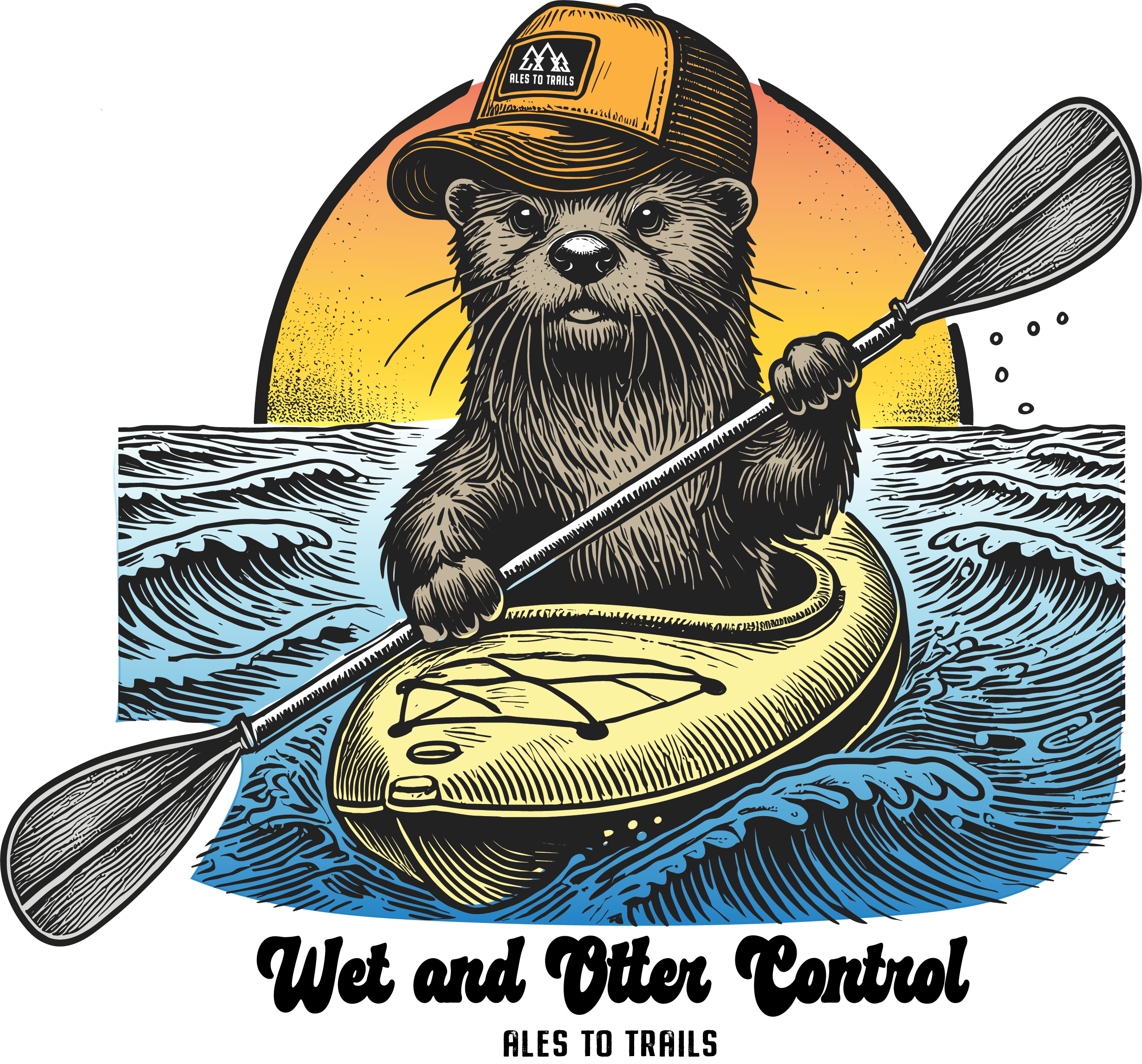 Wet and Otter Control Decal