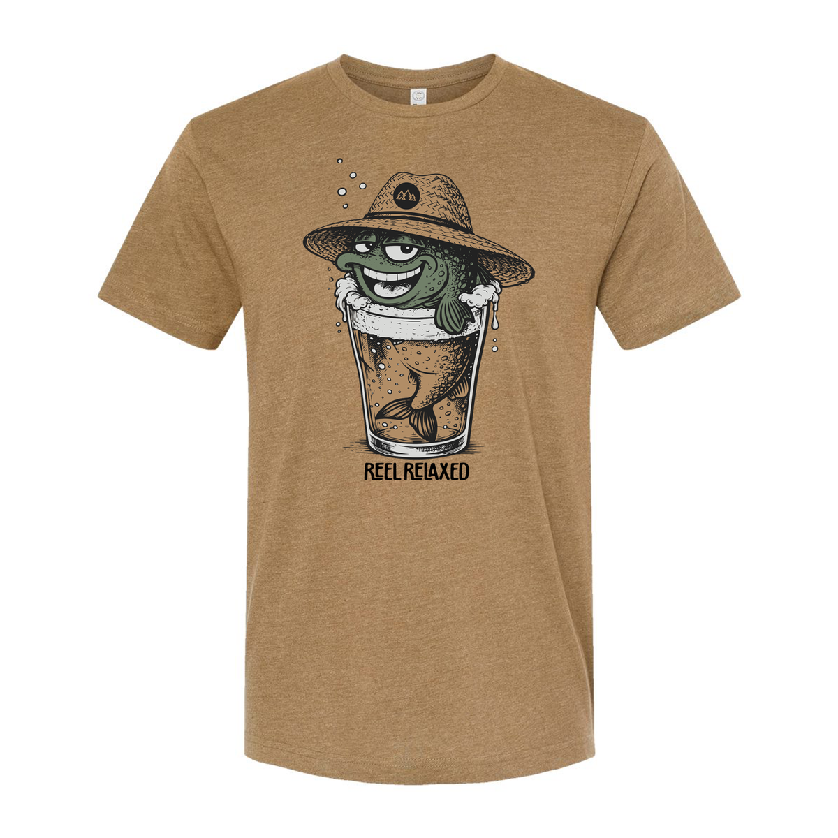 Reel Relaxed Brook Trout Fishing T-Shirt