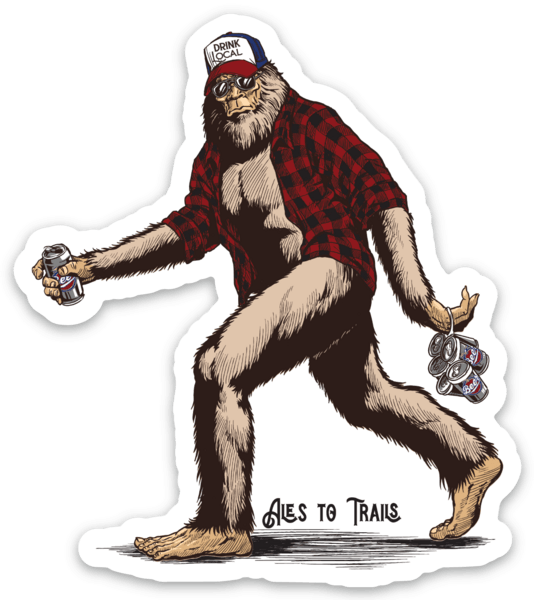 Sasquatch Craft Beer Decal