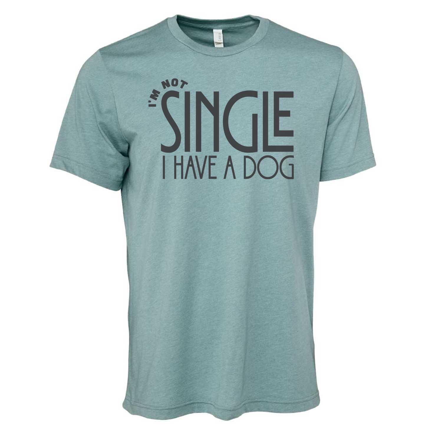 I'm Not Single I have a Dog Shirt Gift Box
