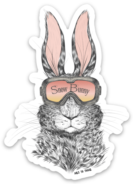 Snow Bunny Decal - Ales to Trails