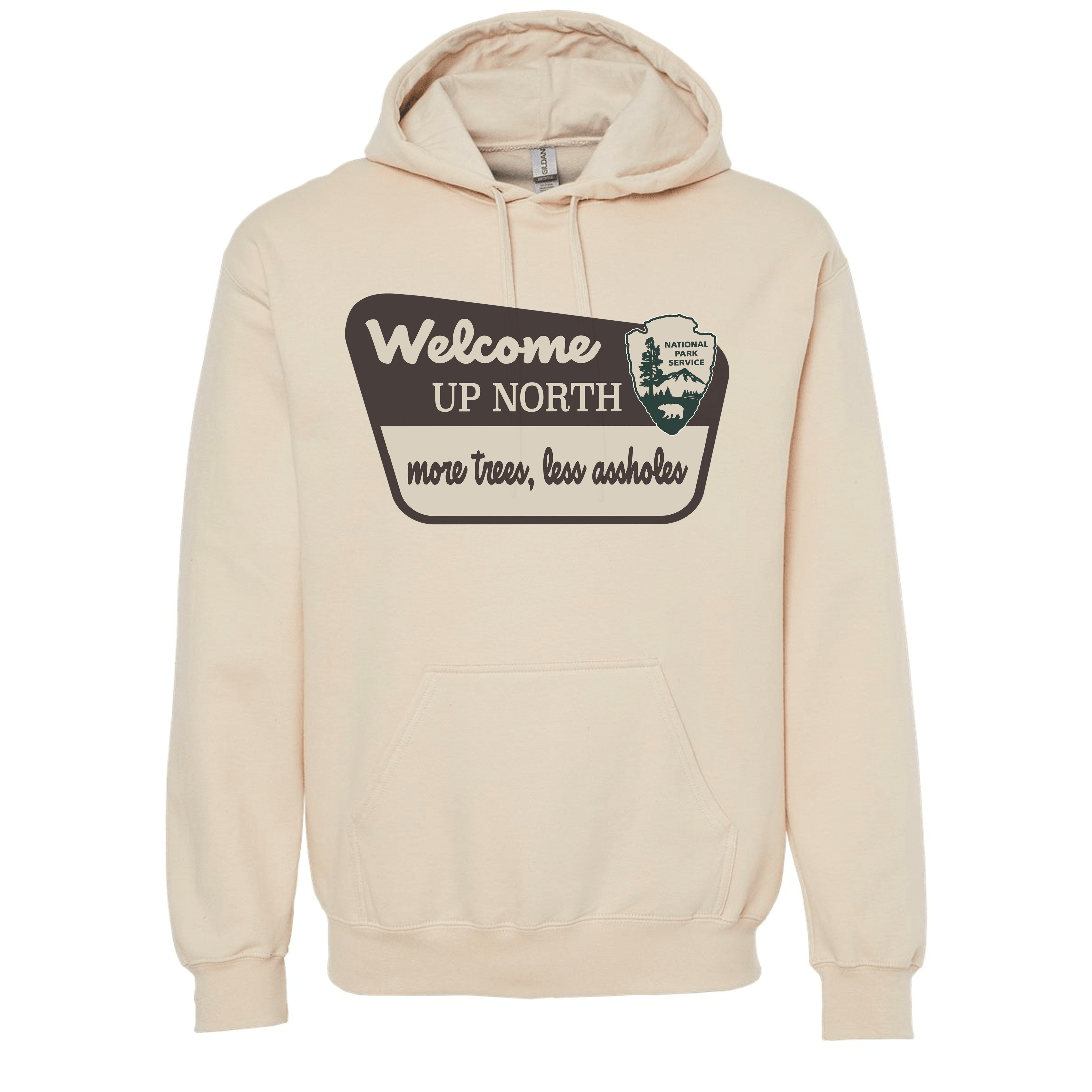 Welcome Up North Hoodie - Ales to Trails