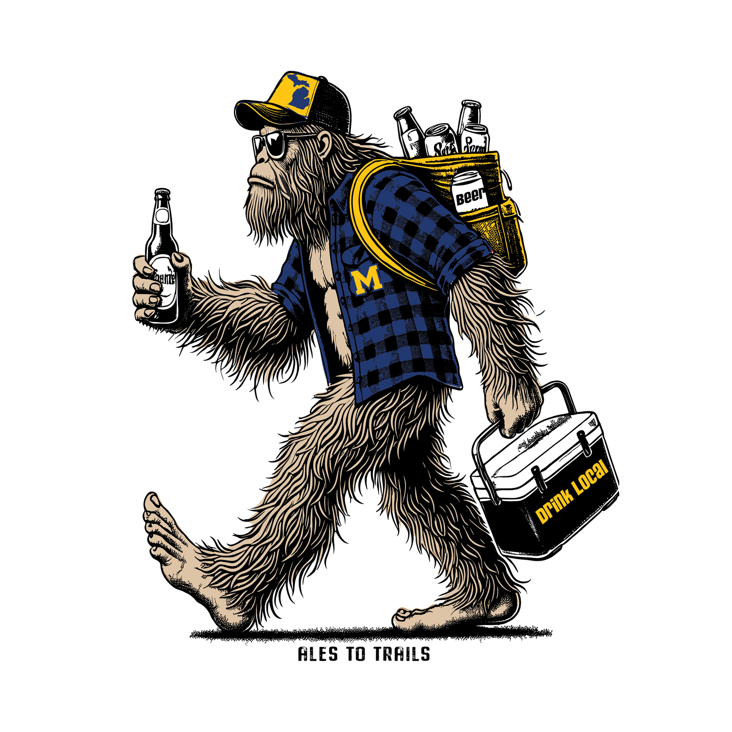 Go Blue Michigan Trucker hat