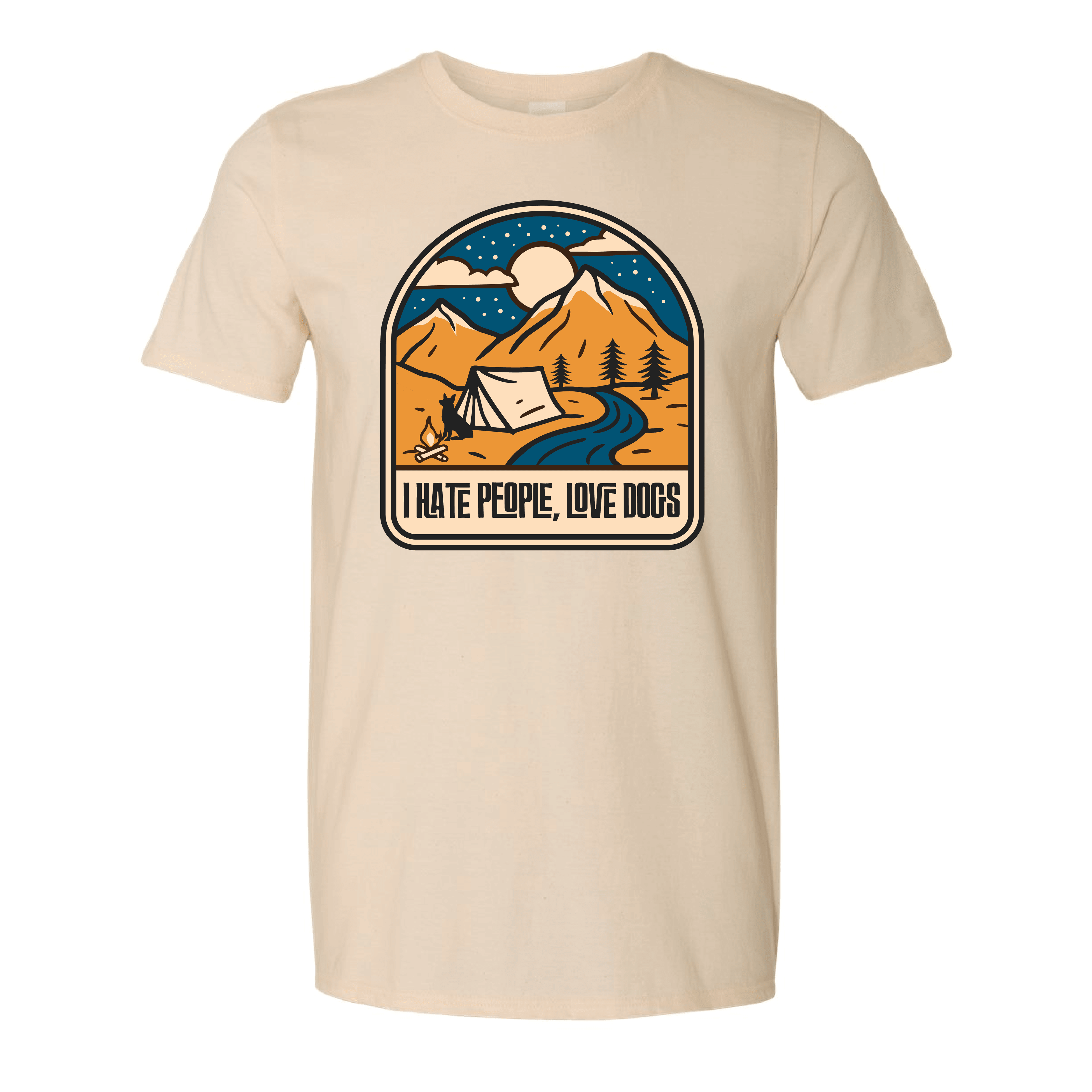 Hate People Love Dogs T-Shirt - Ales to Trails