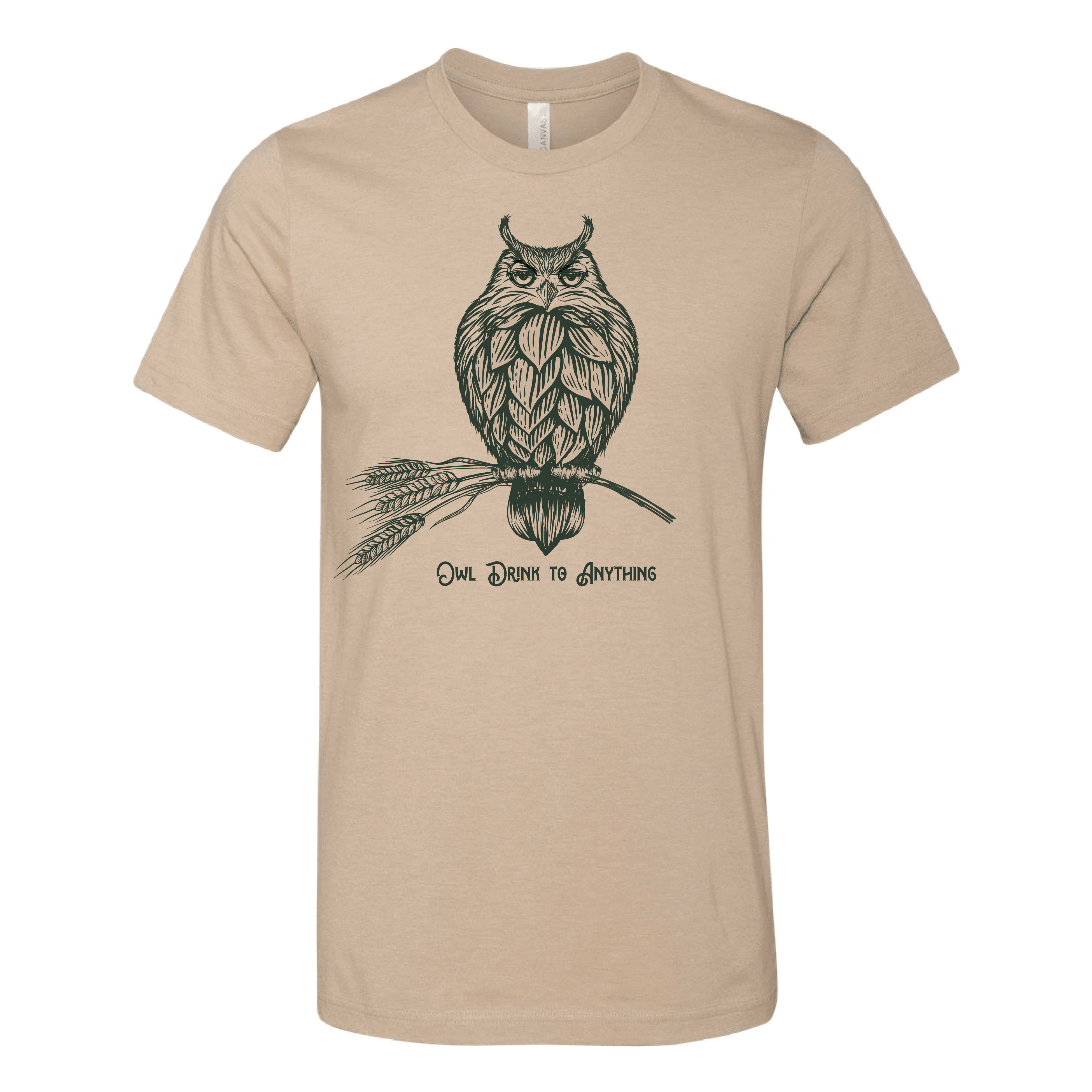 Owl drink to anything T-Shirt - Ales to Trails